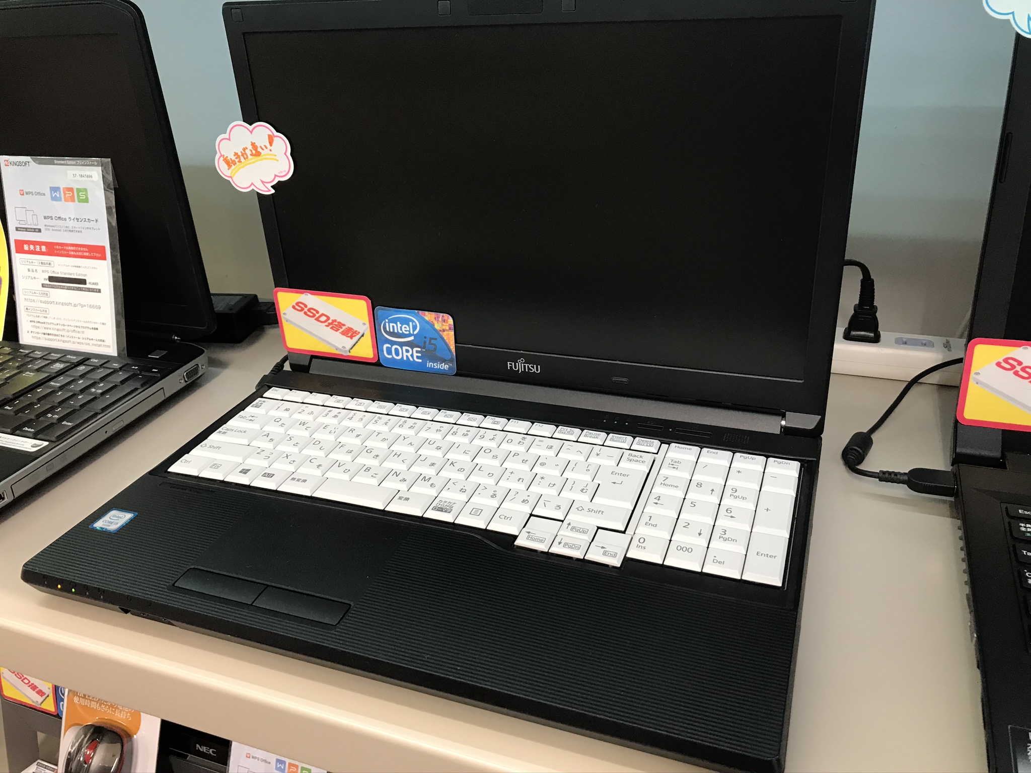 日本セール FUJITSU Notebook LIFEBOOK A576 Core i3 4GB 新品SSD480GB ...